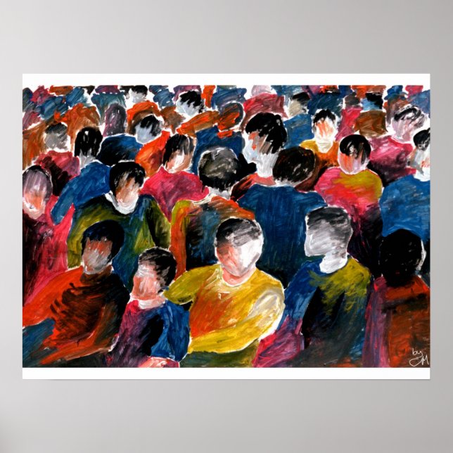 Die Menge Poster (Vorne)