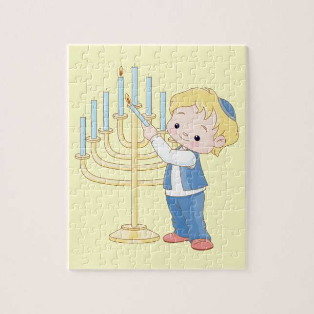 Die Menorah (Vertikal)