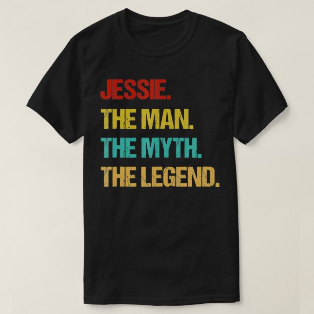 Die Mens Jessie der Mensch Der Mythos der Legende T-Shirt (Design vorne)