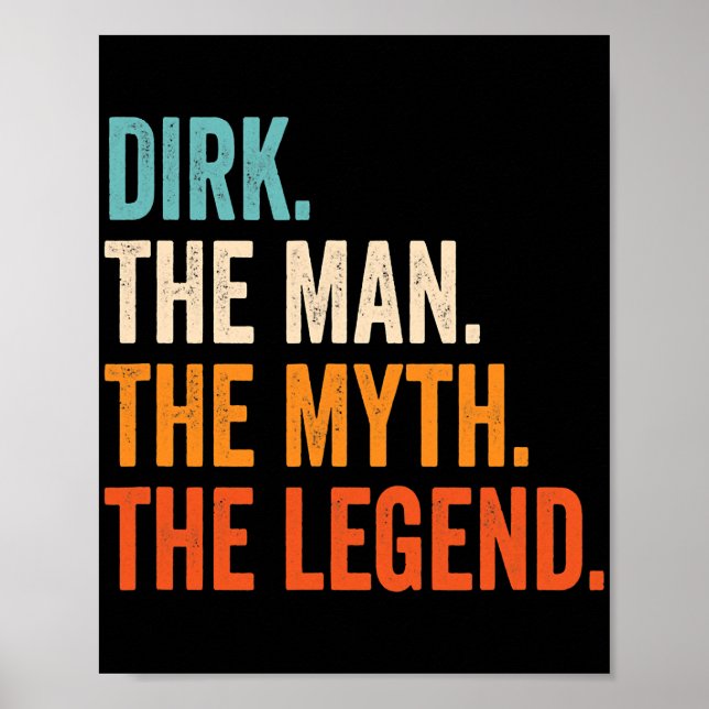 Die Mens verderben den Mann, den Mythos, die Legen Poster (Vorne)
