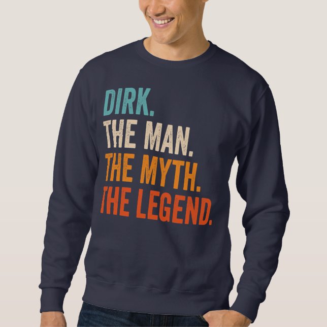 Die Mens verderben den Mann, den Mythos, die Legen Sweatshirt (Vorderseite)