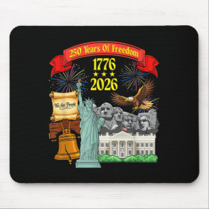 Die Menschen 250 Jahre Freiheit 1776-2026 250. Mousepad