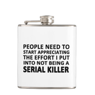 Die Menschen müssen anfangen zu schätzen Flachmann