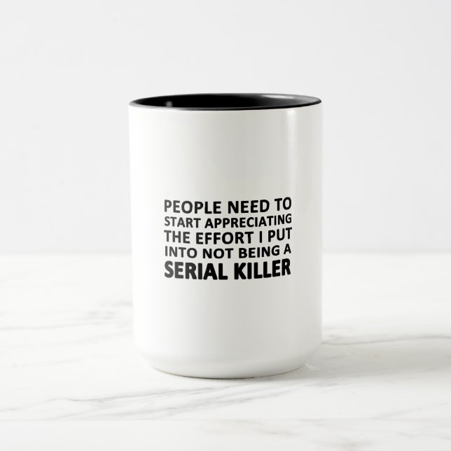 Die Menschen müssen anfangen zu schätzen Tasse (Zentrum)