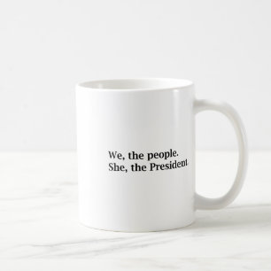 Die Menschen unterstützen Kamala Harris für Präsid Kaffeetasse