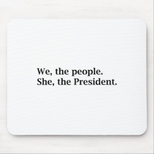 Die Menschen unterstützen Kamala Harris für Präsid Mousepad