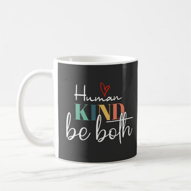 Die Menschheit sei beides Shirt, Frauen trendy, se Kaffeetasse (Links)