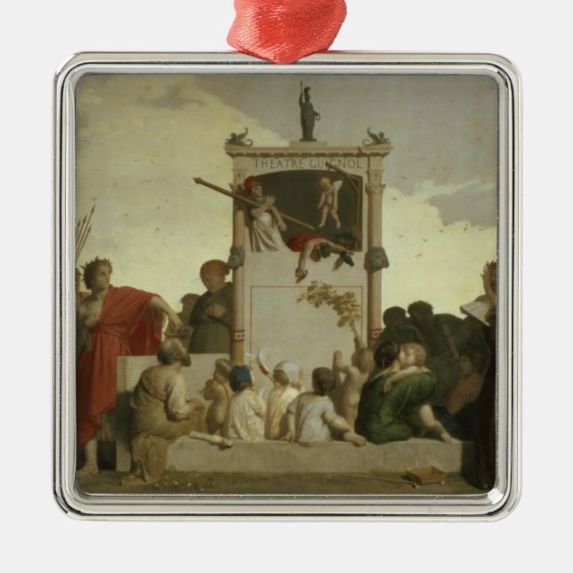 Die menschliche Komödie, c.1852 Ornament Aus Metall (Vorne)
