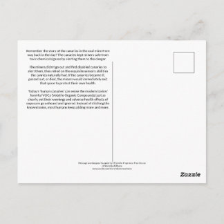 Die menschlichen Kanarienvögel wissen es bereits Postkarte
