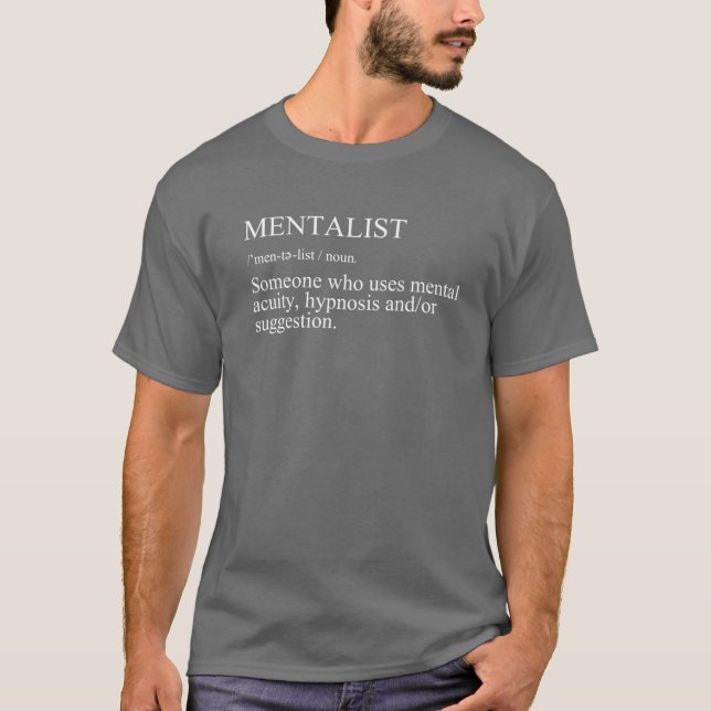 Die Mentalist-Definition T-Shirt (Vorderseite)