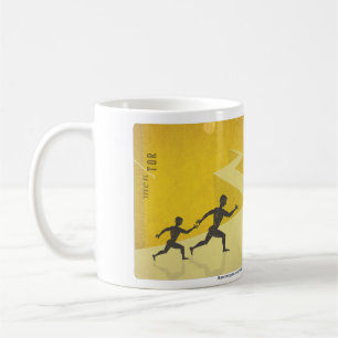 Die Mentor-Urform-klassische weiße Tasse