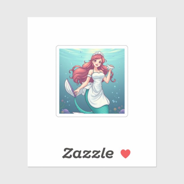 Die "merMAID" Aufkleber (Blatt)