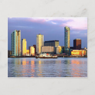 Die Mersey Ferry & LIverpool Wasserfront Postkarte