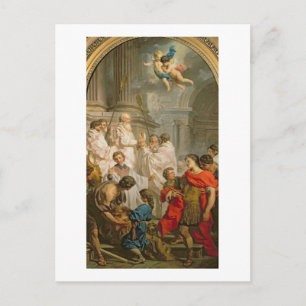 Die Messe St. Basil (Öl auf Leinwand) Postkarte