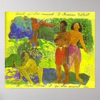 "Die Messengers von Oro" - Paul Gauguin Print Poster