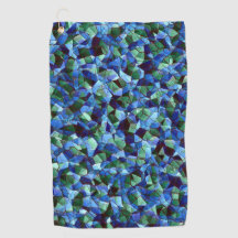 Die Messy aus grün und blau unregelmäßigem Mosaik