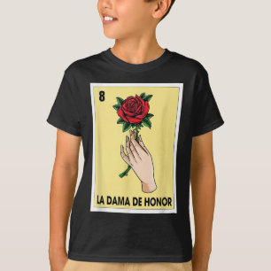 Die mexikanische Bingokartenbride Babe Bache T-Shirt