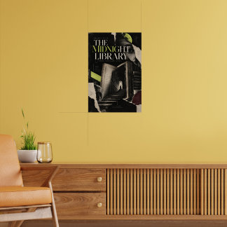 Die Midnight Bibliothek – Gothic Editorial Hero Poster