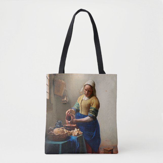 Die Milchmädchen von Vermeer Tasche (Vorderseite)