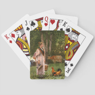 Die Milchmagd (Milchfarm) Spielkarten