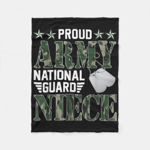 Die militärische Familie der Proud Army National G Fleecedecke