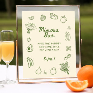 Die Mimosa-Bar Poster