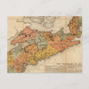 Die mineralische Karte der Kirche von Nova Scotia