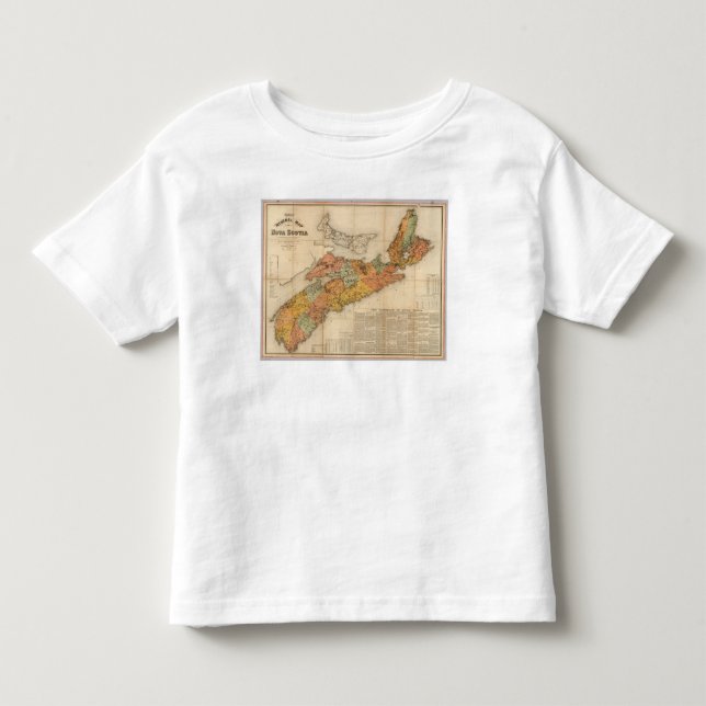 Die Mineralkarte der Kirche von Neuschottland Kleinkind T-shirt (Vorderseite)