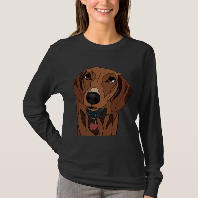 Die Mini-Dackel T-Shirt (Vorderseite)