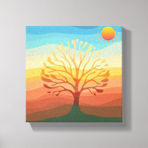 Die minimalistische Leinwand des Naturspektrums