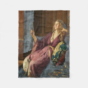 Die Minx (von John Collier) Fleecedecke