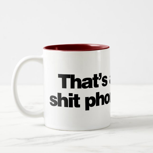 Die MIR-Tasse Zweifarbige Tasse (Links)