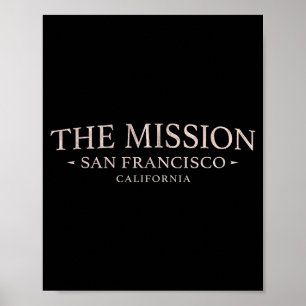 Die Mission San Francisco Kalifornien - Mission Di Poster