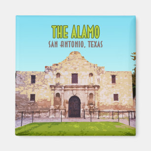 Die Mission von Alamo San Antonio Texas Magnet