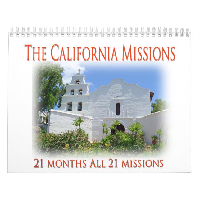 Die Missionen in Kalifornien Kalender (Titelbild)