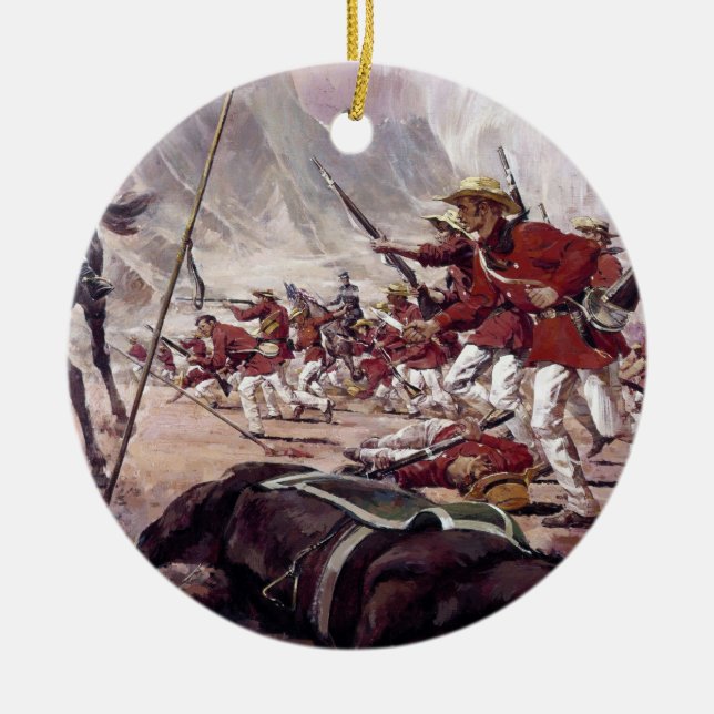 Die Mississippi-Flöten von Ken Riley Keramikornament (Vorne)