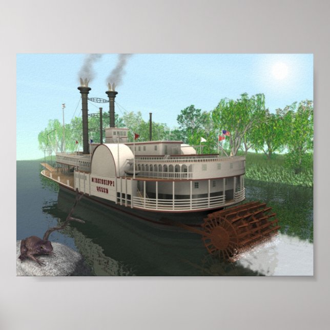 Die Mississippi-Königin Poster (Vorne)
