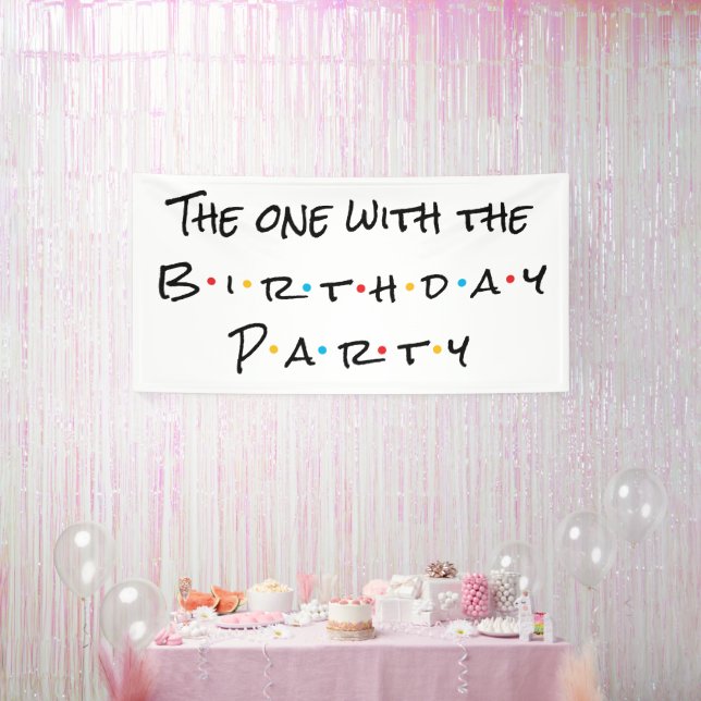 Die mit der Geburtstagspartei Banner (Party)