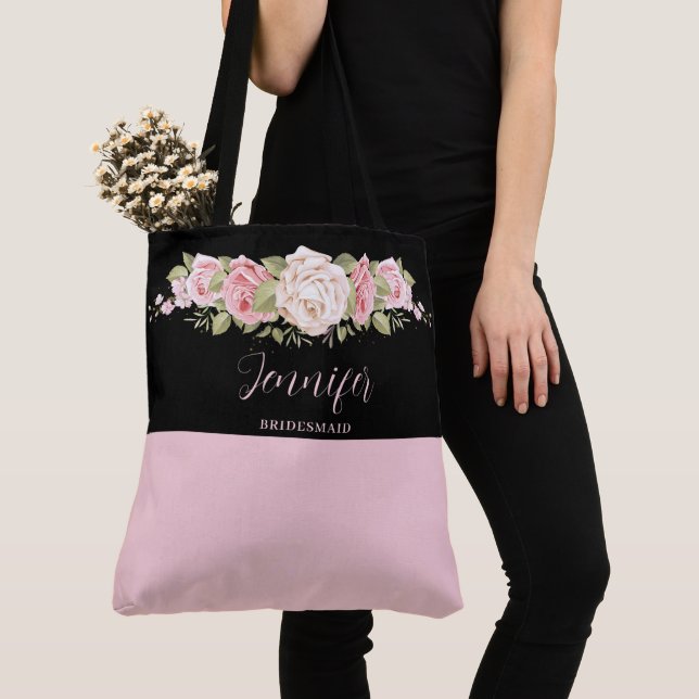 Die Mit Monogramm Tote-Tasche von Rosa Tasche (Von Nahem)