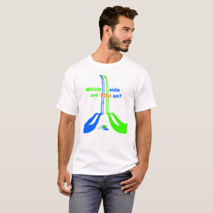 "Die mit Seiten versehen, sind SIE?" T - Shirt