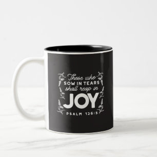 Die mit Tränen säen, werden mit Freude ernten Zita Zweifarbige Tasse