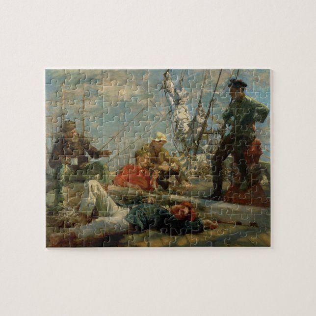 Die MittagsErholung (Yarning Seeleute), 1906 (Öl (Horizontal)