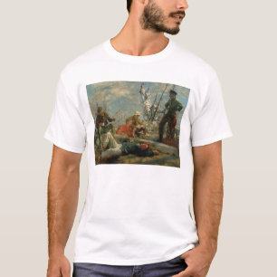 Die MittagsErholung (Yarning Seeleute), 1906 (Öl T-Shirt