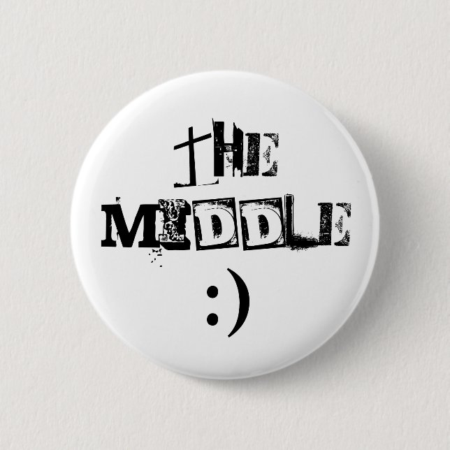 DIE MITTE:) BUTTON (Vorderseite)