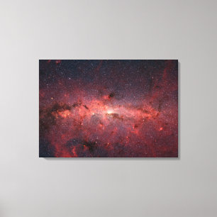 Die Mitte der Milchstraße-Galaxie Leinwanddruck