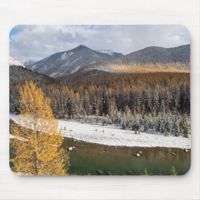 Die Mittelgabel des Flusses Flathead Mousepad (Vorne)