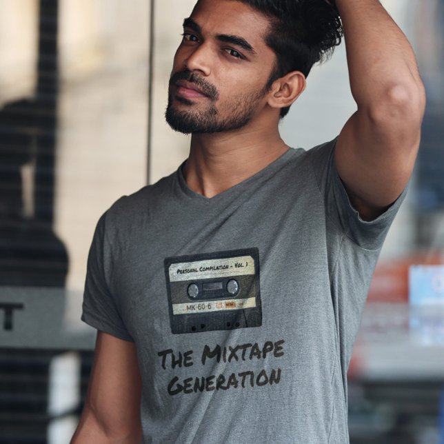 Die Mixtape-Generation - Retro-Kassette T-Shirt (Von Creator hochgeladen)