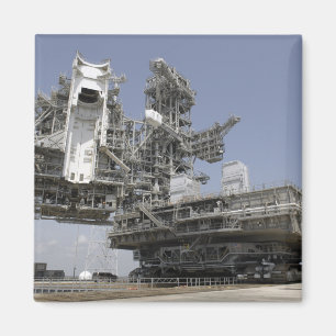 Die mobile Startplattform wird verschoben Magnet