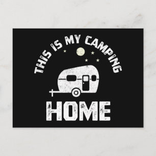 Die Mobile-Zuhause für den Camping-Anhänger Postkarte
