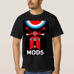 Die Mod - Mod und Rockers - britische Musik T-Shirt